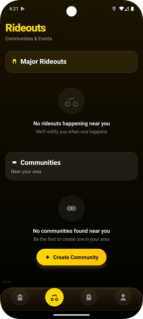 RideLink rideouts, communities and events